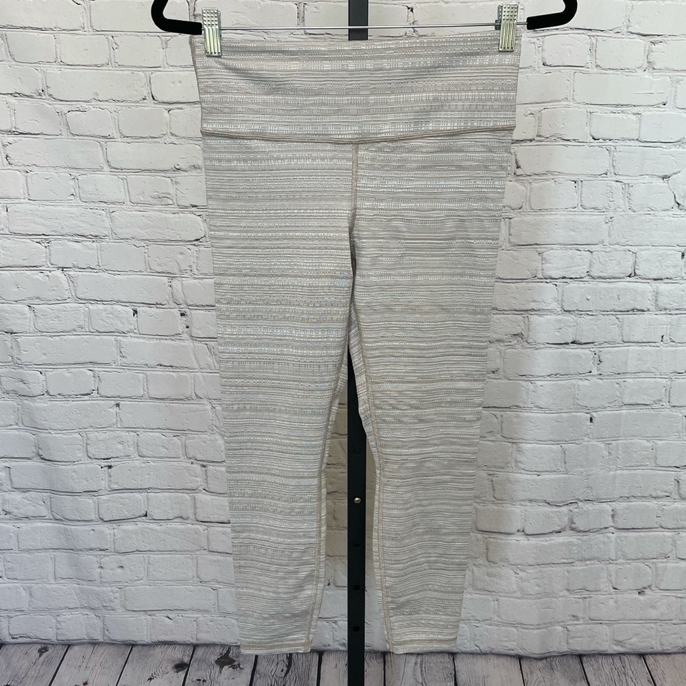 Athleta High Rise Chaturanga Jacquard Leggings